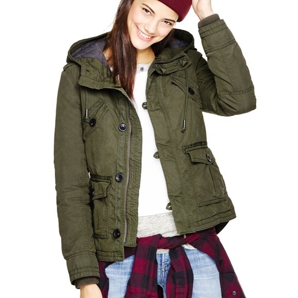 TNA Jackets & Blazers - TNA Platoon Army Green Jacket